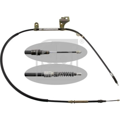 Seilzug, Feststellbremse Vw T. Passat 96-05 Le | 32464