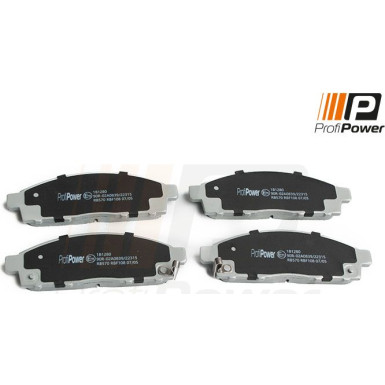 PROFIPOWER Bremsbelagsatz, Scheibenbremse 1B1280