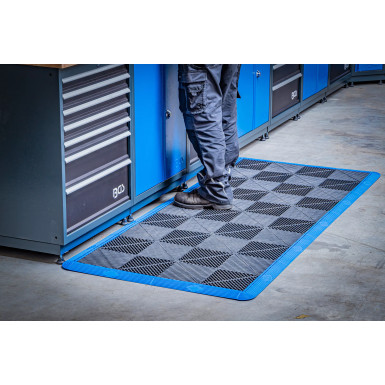 Kunststoff-Fliesen Set 400 x 400 mm, Klick-System, 10-tlg