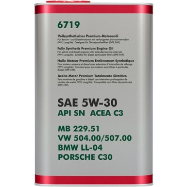 5W30 1L VAG Original VAG Motoröl 5W-30 Metallkanister 1L
