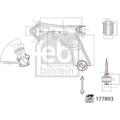 177893 Lenker, Radaufhängung 177893 Lenker, Radaufhängung