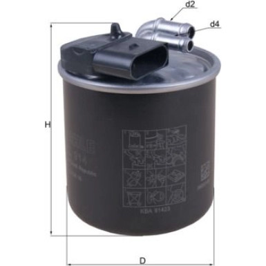 MAHLE Kraftstofffilter | KL 914