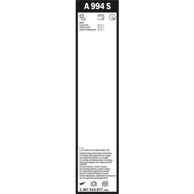 BOSCH | Scheibenwischer Aerotwin A994S | DACIA Jogger, Logan III | 3397014877