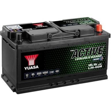YUASA Starterbatterie L36-AGM