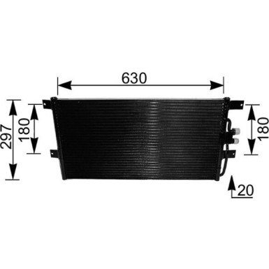 Kondensator, Klimaanlage | AC 217 000S Kondensator, Klimaanlage | AC 217 000S