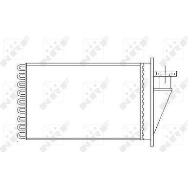 Wärmetauscher, Innenraumheizung EASY FIT 53565