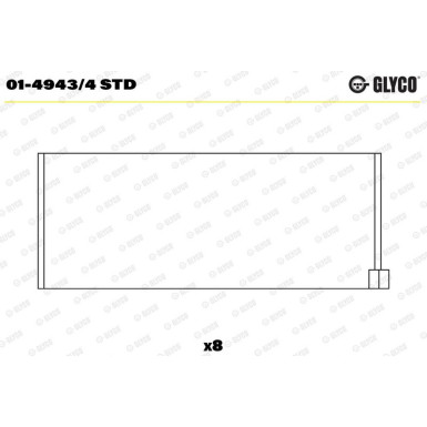 PLEUELLAGER | 01-4943/4 STD PLEUELLAGER | 01-4943/4 STD
