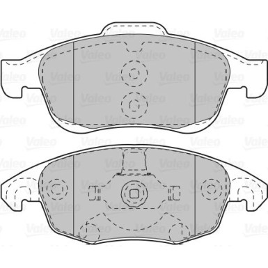 VALEO Bremsbeläge 598997