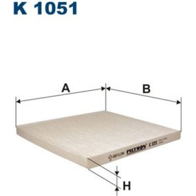 FILTRON Filter, Innenraumluft | K 1051