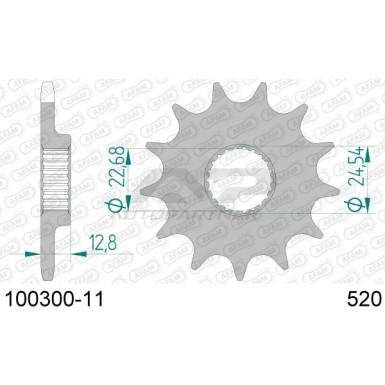 AFAM Ritzel 11 Zähne | für 520 | 100300-11