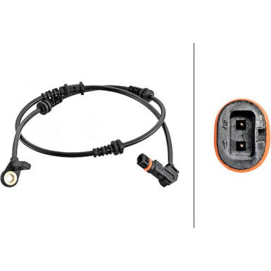 HELLA Sensor, Raddrehzahl HELLA Sensor, Raddrehzahl