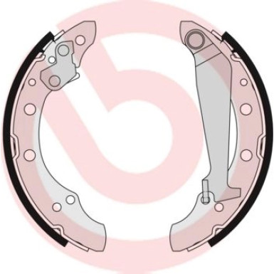 Bremsbackensatz HA AUDI SEAT SKODA VW Up 86 ESSENTIAL LINE S 85 511
