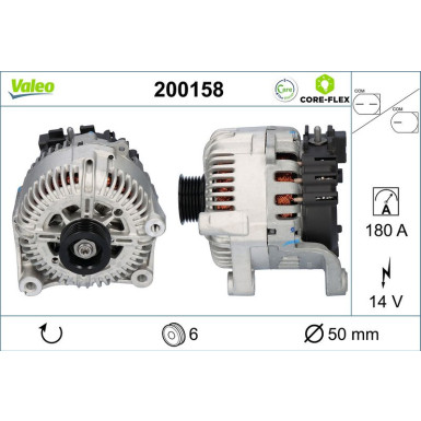 VALEO Generator 200158 VALEO CORE-FLEX