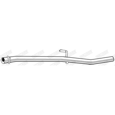 64 / Auspuffrohr Mitte | PEUGEOT,CITROEN,FIA 807,C8,Ulysse JTD 02 | 8228
