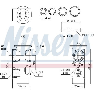 Expansionsventil BMW 5 E60 03 FIRST FIT 999231