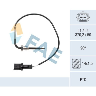 FAE Sensor, Abgastemperatur