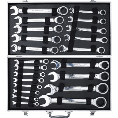 BGS Ratschenring-Maulschlüssel-Satz SW 6 - 32 mm 22-tlg BGS Do it yourself 30009