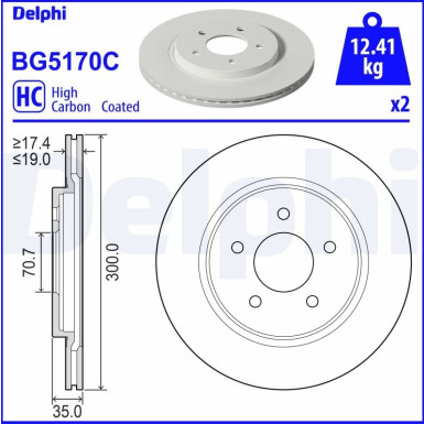 Bremsscheibe | BG5170C