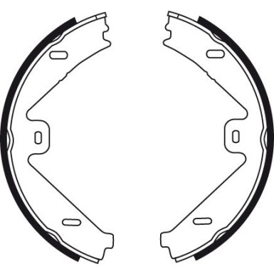 15 461 009 Bremsbacken | MERCEDES W212,C218,X204 08 | GS8755