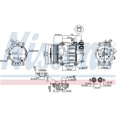 Kompressor PKW | FORD Focus C-Max 1,6 TDCi 03 | 89336