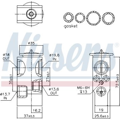 Expansionsventil BMW 520D 10 FIRST FIT 999378