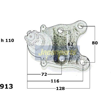Gelenk - Radaufhängung Isuzu P. Trooper 86- Lower Le/Pr BJ-913