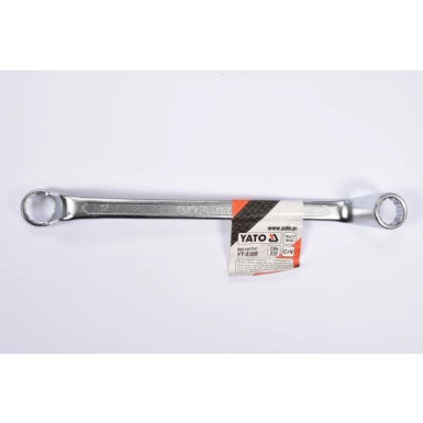 YT-0388 Doppelringschlüssel Gekr÷Pft 16X17mm Polierte K÷Pfe