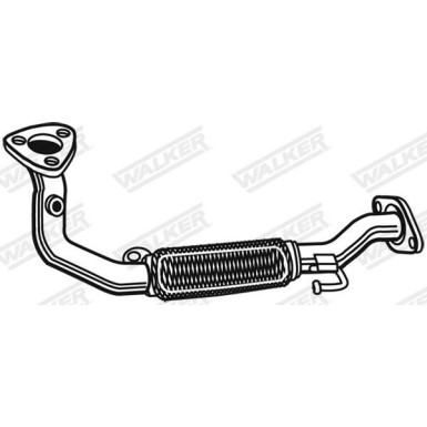 62 / Auspuffrohr Vorne | FIAT Punto 55 1.1 5Gang 96 | 2791