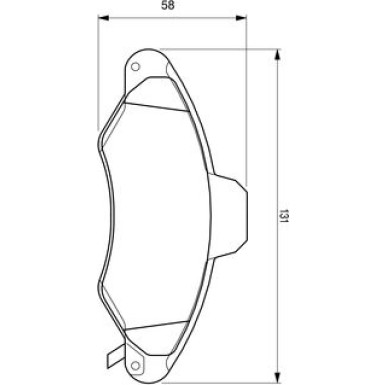 Bremsklötze | FORD Escort | 0 986 424 644