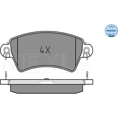 Bremsbelagsatz Citroen P. Xsara | 252339617