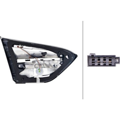 HECKLEUCHTE HELLA | OPEL CROSSLAND 17 | 2TZ 015 696-121 HECKLEUCHTE HELLA | OPEL CROSSLAND 17 | 2TZ 015 696-121