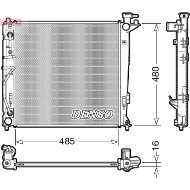 Denso | Motorkühler | DRM41007