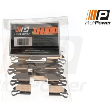 PROFIPOWER Zubehörsatz, Scheibenbremsbelag 9B1081