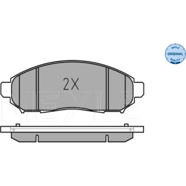 Bremsbelagsatz Nissan P. Navara 2.5Dci 05- Mit Sensor | 025 242 2716/W