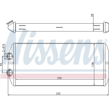 Heizkühler PKW | CITROEN BERLINGO 96 | 71164