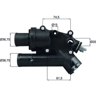 BEHR Thermostat, Kühlmittel TH 46 83