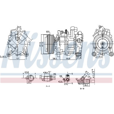 Kompressor PKW BMW 520D 10 FIRST FIT 890746