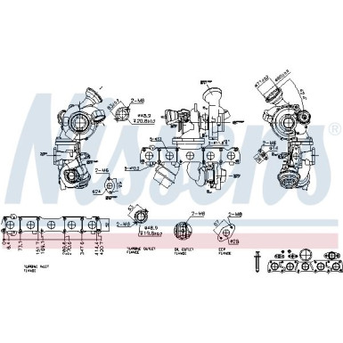 Nissens Turbo | VOLVO S60,S80,V60,V70 06 | 93430