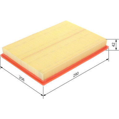 Luftfilter | CHEVROLET,OPEL Corsa,Meriva | 1457433055