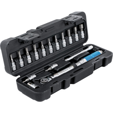 BGS Drehmomentschlüssel-Satz | Abtrieb Außenvierkant 6,3 mm (1/4"""") | 3 - 24 Nm | 16-tlg | 72088
