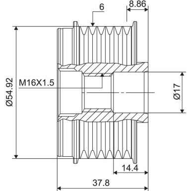 VALEO Freilauf 588121 VALEO NEW SPARE PART