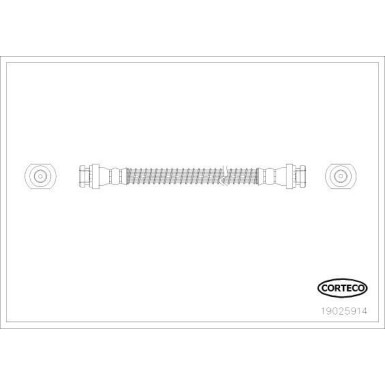 CORTECO Bremsschlauch CORTECO Bremsschlauch