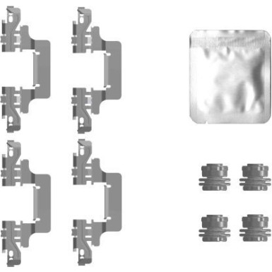 ZUBEHÖRSATZ, SCHEIBENBREMSBELAG | 82557900