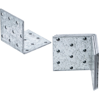 BGS Winkelverbinder 60 x 60 x 60 mm 4-tlg BGS Do it yourself 80938