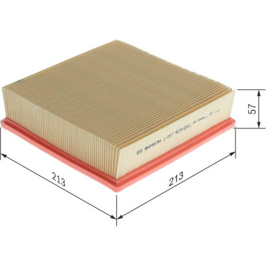 Luftfilter | LADA,CHEVROLET,VW,AUDI | 1457429061