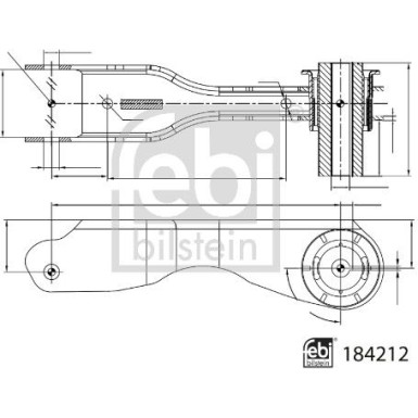 LENKER, RADAUFHÄNGUNG FE184212
