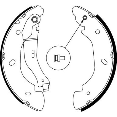 51 461 056 Bremsbacken | FORD Transit 00 | GS8689