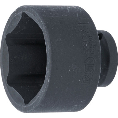 BGS Kraft-Steckschlüssel-Einsatz Sechskant | Antrieb Innenvierkant 12,5 mm (1/2"""") | SW 41 mm | 5233