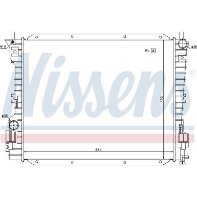 Wasserkühler PKW | FORD MUSTANG 4.0-4.6 04 | 69222