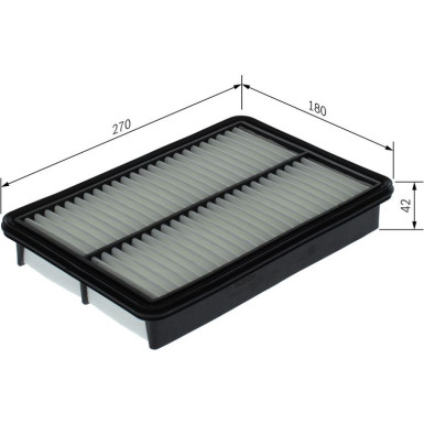 Luftfilter | MAZDA CX-5, 3, 6 | F 026 400 347